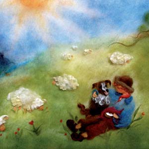 16. Hirtenjunge mit Hund