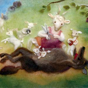 53. The Wolf and the 7 Little Goats